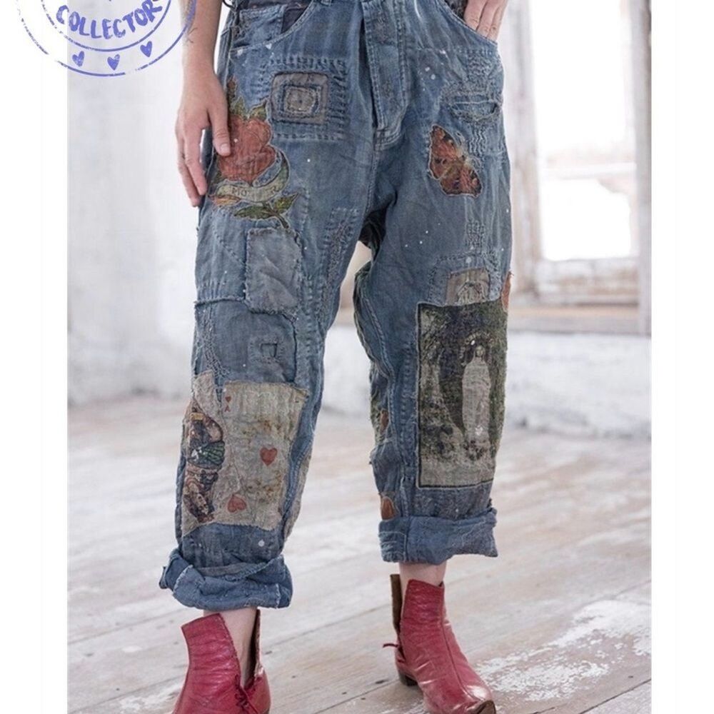 Magnolia Pearl SOLD OUT Cartomancy Romeo Denim Pants - Picture 1 of 8